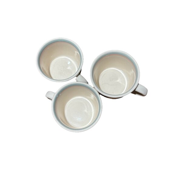 Pfaltzgraff Sunrise pattern stoneware flat Set Of 3 cups - Picture 1 of 6